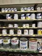 Paints and Stains Rustolem, paint, Kilz primer, urethane and wood stain