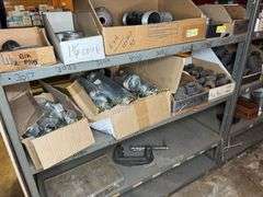 Contents of shelves Pipe fittings, reducers, couplings, etc.