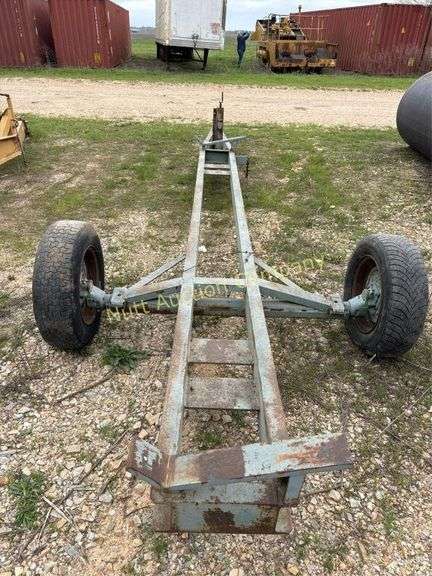 Single Axle Steel Trailer