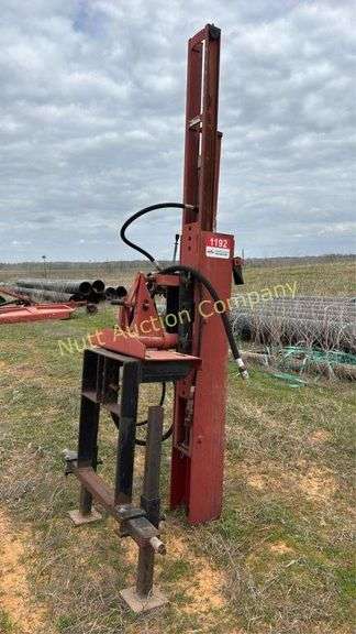 Shaver HD- 3 Point Hydraulic Post Driver