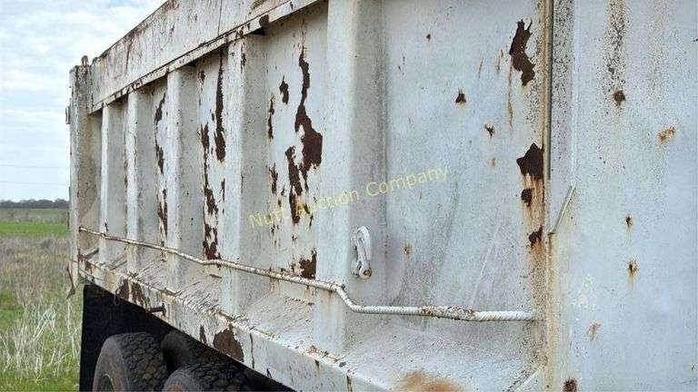 Dual Tandem Dump Trailer Hydraulic Sys. - NO TITLE Shop Built Hydraulic Dump Trailer
