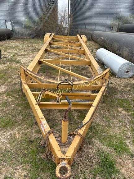 Fast-Way 24' dual tandem trailer, pintle hitch - NO TITLE