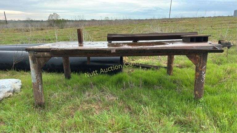 Welding table 4' x 8' 3/4in thick