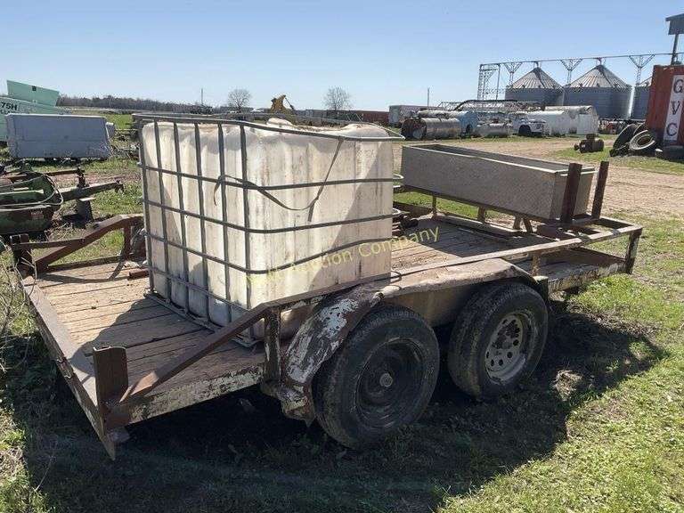 Dual tandem 14' utility trailer - NO TITLE