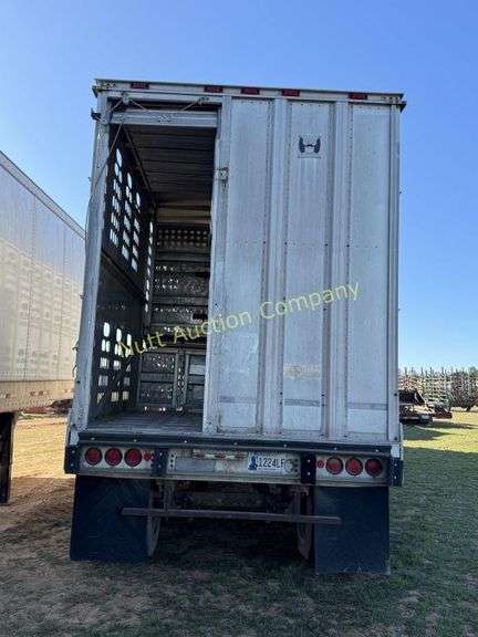 1992 Barrett 48' Aluminum Livestock Trailer WITH TITLE Vin 1B9L48209N1014422