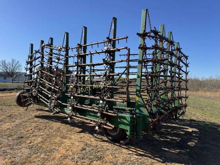 Great Plains 51' FH6851HD flex harrow with hydraulic fold