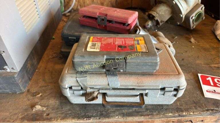 Assorted Automotive Tool Kits Ingersoll Rand, Lang Tools, Blue-Point
