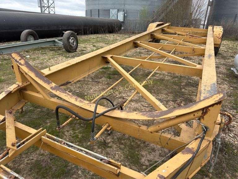 Fast-Way 24' dual tandem trailer, pintle hitch - NO TITLE