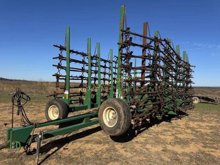Great Plains 51' FH6851HD flex harrow with hydraulic fold