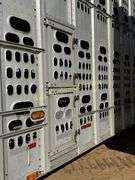 1992 Barrett 48' Aluminum Livestock Trailer WITH TITLE Vin 1B9L48209N1014422