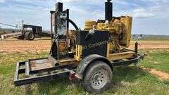 CAT Industrial Diesel Gen., Trailer Caterpillar model D311H 4 Cylinder Diesel Generator on trailer - NO TITLE