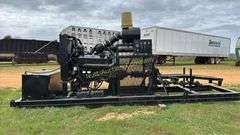 Industrial Water Pump with Diesel Engine Cummins 903 Diesel Power Unit Skid mounted w/ clutch & Hub city 290 Gear box