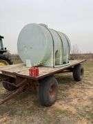 4 wheel wagon w/predator 212 cc gas engine & Goreman pump.
