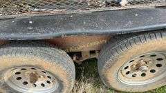 16' Dual tandem Utility Trailer, Metal Mesh Sides - NO TITLE