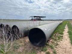 HDPE (High-Density Polyethylene) 42" x 98ft Jointed pipe approx. 98ft long