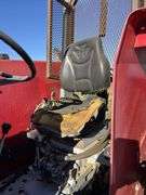 Massey-Ferguson 383 Tractor with MF 236 Loader. 3126 hours showing. NO BRAKES. Massey-Ferguson NO BUCKET. MF 383 Tractor, fea