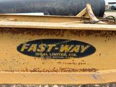 Fast-Way 24' dual tandem trailer, pintle hitch - NO TITLE