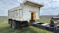Dual Tandem Dump Trailer Hydraulic Sys. - NO TITLE Shop Built Hydraulic Dump Trailer
