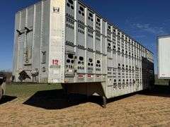 1992 Barrett 48' Aluminum Livestock Trailer WITH TITLE Vin 1B9L48209N1014422