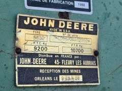 John Deere 5830 Forage Harvester - NON RUNNING SR# E05830X810359