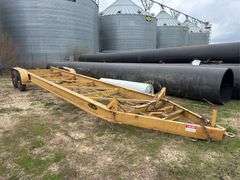 Fast-Way 24' dual tandem trailer, pintle hitch - NO TITLE