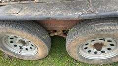 16' Dual tandem Utility Trailer, Metal Mesh Sides - NO TITLE