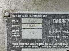 1992 Barrett 48' Aluminum Livestock Trailer WITH TITLE Vin 1B9L48209N1014422