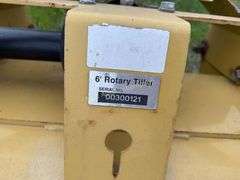 6' Rotary tiller Sr# 00300121 Gear driven