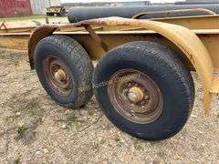 Fast-Way 24' dual tandem trailer, pintle hitch - NO TITLE