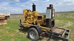 CAT Industrial Diesel Gen., Trailer Caterpillar model D311H 4 Cylinder Diesel Generator on trailer - NO TITLE