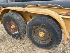 Fast-Way 24' dual tandem trailer, pintle hitch - NO TITLE