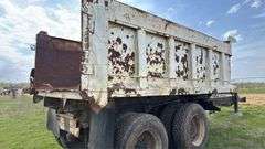 Dual Tandem Dump Trailer Hydraulic Sys. - NO TITLE Shop Built Hydraulic Dump Trailer
