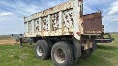 Dual Tandem Dump Trailer Hydraulic Sys. - NO TITLE Shop Built Hydraulic Dump Trailer