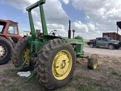 John Deere tractor. For parts of repair. Condition unknown.
