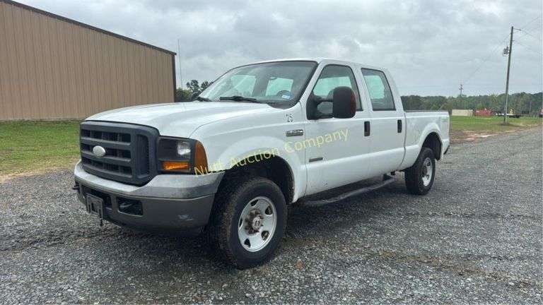 2006 Ford F-250 Super Du XL WITH TITLE Vin 1FTSW21P46EA78985 Miles showing 86,830 Engine V8, 6 T 4X4, Crew Cab, Power Stroke 