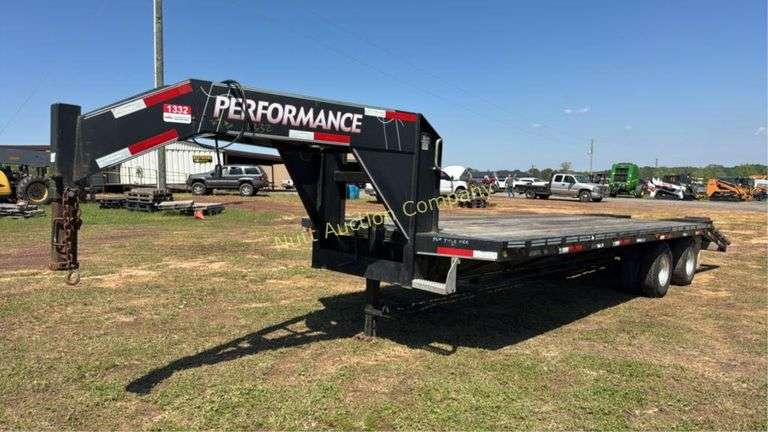 Performance Trailers 2011 Performance 25' dual tandem GN Trailer Title Vin ...