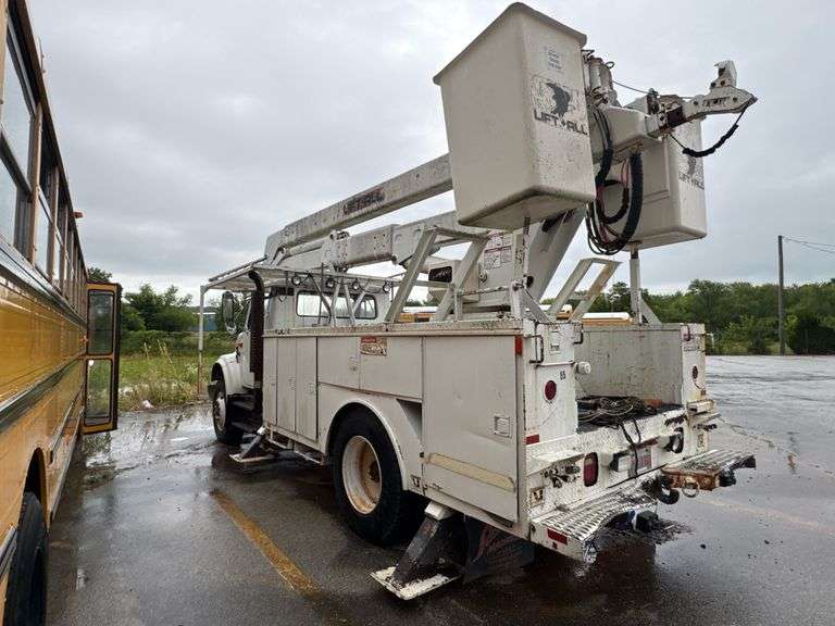 1991 Navistar International 4700 4x2 Bucket Truck, 3,468 Miles-NON RUNNING-w/TITLE