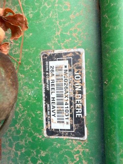 John Deere 2653B Riding Lawn Mower, Diesel Engine, 72" Cutting width. Condition unknown