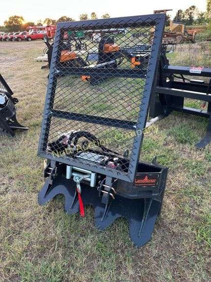 LandHonor Hydraulic Winch Attachment, 15,000 lbs. Hydraulic winch