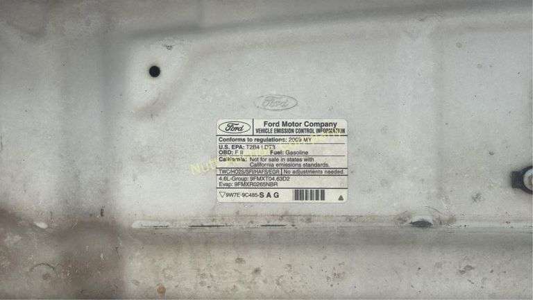 2009 Ford F-150 Vin 1FTRF12W49KB89542 Drivetrain 4x2 Miles showing 169,123 Engine V8, 4.6 Automatic transmission