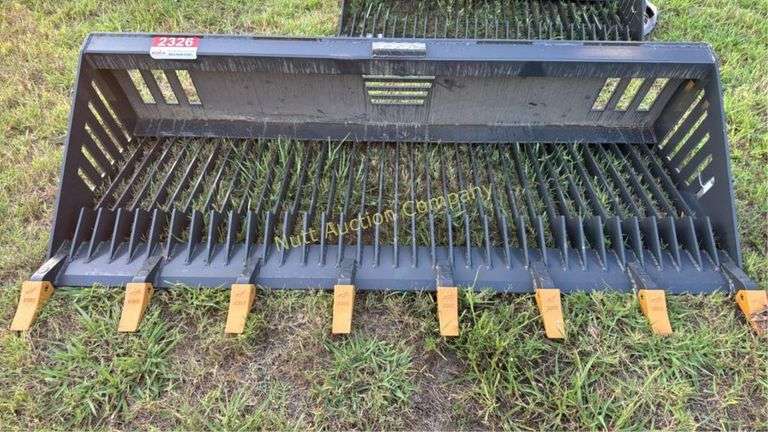 LandHonor RB-14-84W Skid Steer Rake Attachment, 84