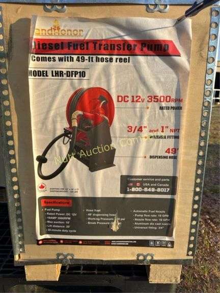 LandHonor LHR-DFP10 Diesel Fuel Transfer Pump, 12V