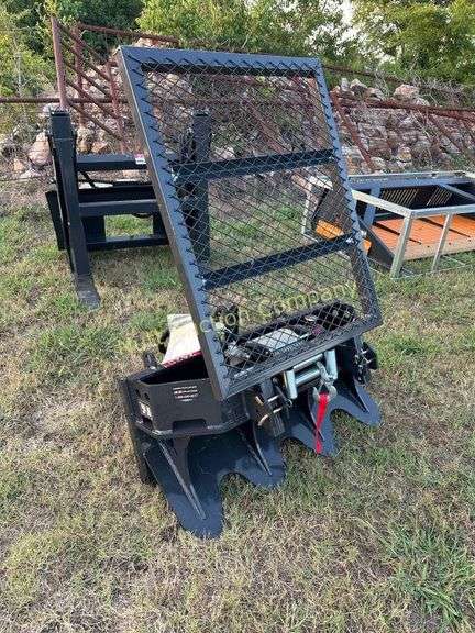 LandHonor Hydraulic Winch Attachment, 15,000 lbs. Hydraulic winch