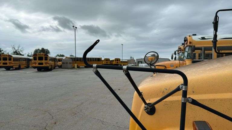 2004 Thomas Built Buses Saf-T-Liner C2 School Bus, Caterpillar C7 Engine, 32K Miles- MSO and BILL OF SALE