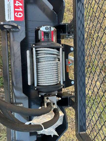 LandHonor Hydraulic Winch Attachment, 15,000 lbs.