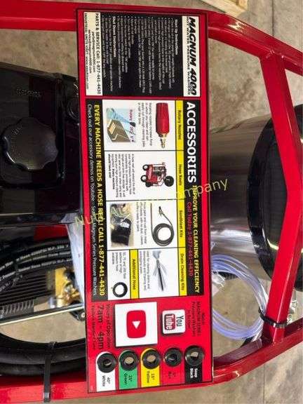 Easy-Kleen Magnum 4000 Series GS-18 Hot Water Pres Sr# 252485
