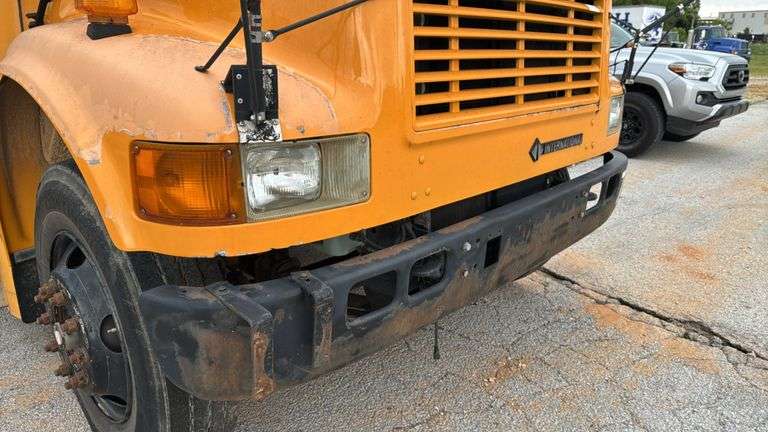 2001 Blue Bird School Bus, T444E C210 Diesel Engine- MSO and BILL OF SALE