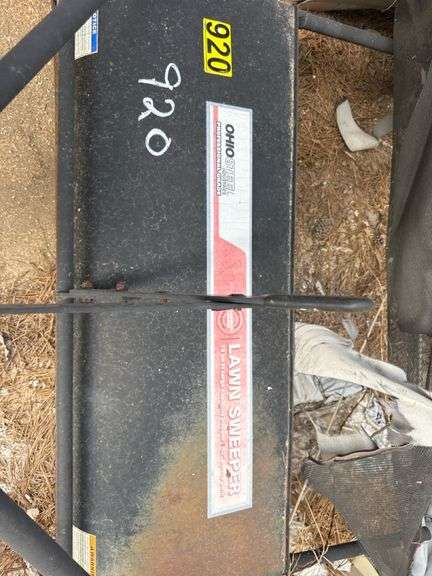 Ohio Steel Lawn Sweeper, Model 920, 42" Width.  Condtion unknown