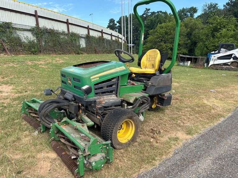 John Deere 2653B Riding Lawn Mower, Diesel Engine, 72" Cutting width. Condition unknown