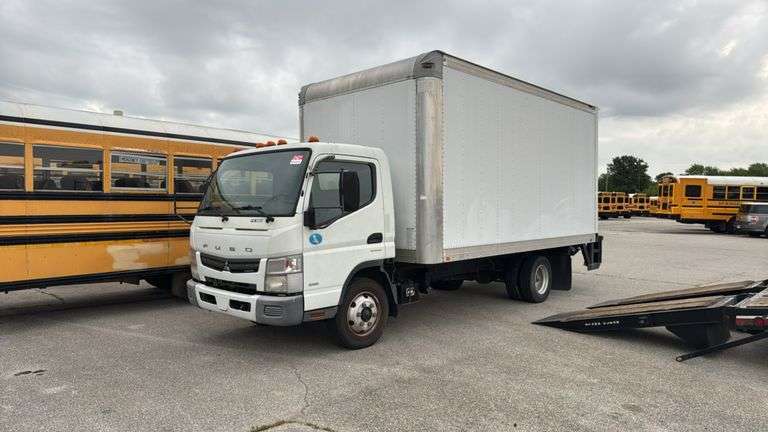 2012 Mitsubishi Fuso Canter FE160 Box Truck, 78,224 Miles-RUNS IN LIMP MODE- w/TITLE